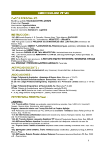 curriculum vitae