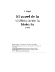 El Papel de la Violencia en la Historia - PCE (m-l)