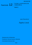 Fascículo 12 Álgebra Lineal - Departamento de Matematica
