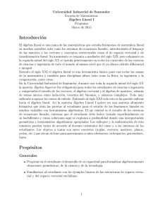 Introducción Propósitos - Escuela de Matemáticas UIS