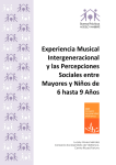 Experiencia Musical Intergeneracional y las Percepciones Sociales