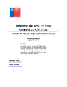 empresas chilenas - Ministerio de Economía, Fomento y Turismo