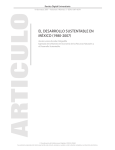 el desarrollo sustentable en méxico (1980-2007)