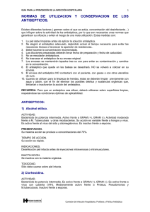 Normas de utilización y conservación de los