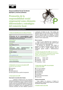 Promoci&oacute;n de la responsabilidad social empresarial como elemento