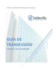 guía de transfusión