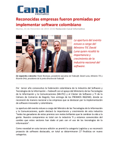 Reconocidas empresas fueron premiadas por implementar software