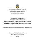 ALOPECIA AREATA: Estudio de las características