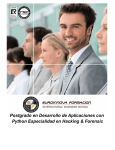 Postgrado en Desarrollo de Aplicaciones con Python Especialidad