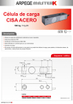 Célula de carga CISA Acero - Arpege Master k Arpege Master k