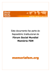 Foro Social Mundial - Fórum Social Mundial