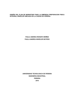 diseño del plan de marketing para la empresa preparacion fisica