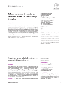 Células tumorales circulantes en cáncer de mama: un posible