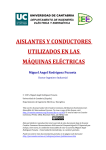 aislantes y conductores utilizados en las máquinas eléctricas