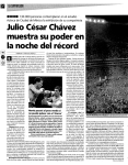 Julió Césár Chávez muestra su poder en lá