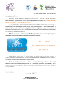 Convocatoria - Colegio Oficial de Farmacéuticos de Las Palmas
