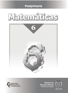 Matemáticas 6 - Colombia Aprende