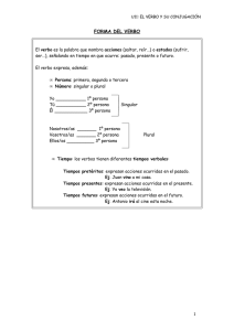 9El Verbo Y Su Conjugación