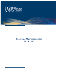 Documento del Programa Macroeconómico 2016-2017