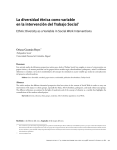 La diversidad étnica como variable en la intervención del Trabajo