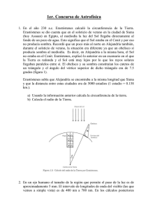 1er. Concurso de Astrofísica