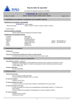 Hoja de datos de seguridad L&iacute;quido colorante
