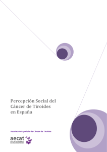 Percepción Social del Cáncer de Tiroides en España