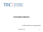 Conceptos básicos - Instituto Tecnológico de Costa Rica