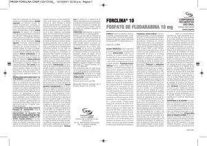 FORCLINA® 10 FOSFATO DE FLUDARABINA 10 mg