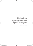 Álgebra lineal en el procesamiento digital de imágenes