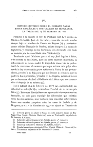 pdf Estudio histórico sobre el combate naval entre españoles y