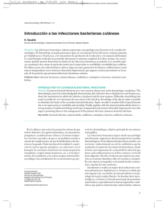 Introducción a las infecciones bacterianas cutáneas