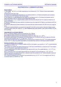 Iniciación a la Corriente eléctrica IES Alonso Quesada 1