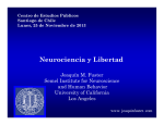 Conferencia: Neurociencia de la libertad