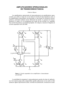 Amplificadores operacionales de transconductancia