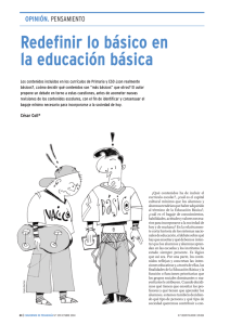 Redefinir lo básico en la educación básica (PDF Available)