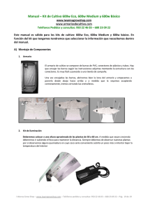 Manual Kit de cultivo 600w Eco