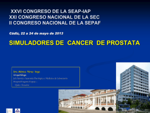 Simuladores de c&aacute;ncer prost&aacute;tico