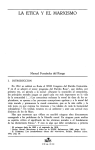 La ética y el marxismo. Fernández del Riesgo, Manuel (REIS Nº 2