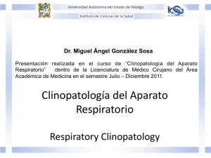 Clinopatología del Aparato Respiratorio