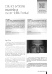 Celulitis orbitaria asociada a osteomielitis frontal