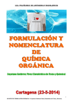 Formulación y nomenclatura de química orgánica