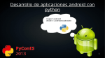 Desarrollo de aplicaciones android con python