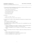 Probabilidad y Estadistica (C) Clase Práctica 2: 28/01/2014