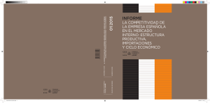 Informe 01/2015 sobre la competitividad de la empresa española en