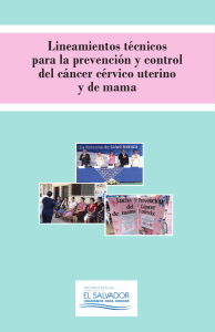 Lineamientos técnicos para la prevención y control del cáncer