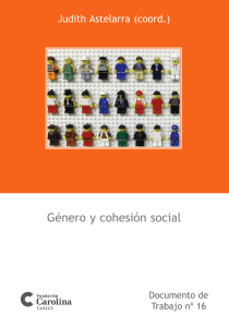 Género y cohesión social.