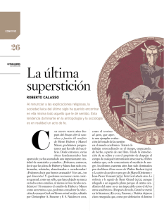 La última superstición