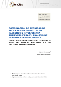 combinaci&oacute;n de t&eacute;cnicas de procesamiento digital de