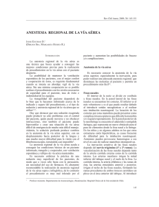 anestesia regional de la vía aérea - Sociedad de Anestesiología de